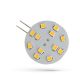Ampopule LED G4 2W 220 lumens 12 LED SMD, blanc chaud 3000K