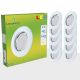 Lot de 40 Spot Led Encastrable Complete Blanc Lumière Blanc Chaud 5W eq.50W ref.267