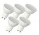 Lot de 5 Ampoules LED GU10  9W, 730lm, blanc neutre 4000K