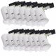 Lot de 15 Support de spot fixe blanc GU10 BBC RT2012 IP65 étanche Basse Luminance ref.941