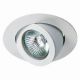 Spot Encastrable Orientable Blanc fourni avec ampoule LED GU10 5W 230V et douille  GU10