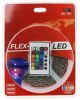 Kit RUBAN LED RGB 5M Complete. Transformateur + cable d'alimentation + controleur